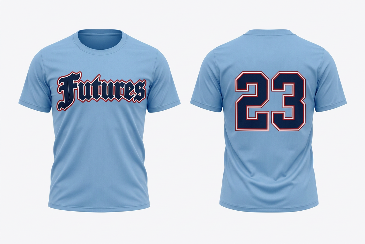 Carolina Blue front and back