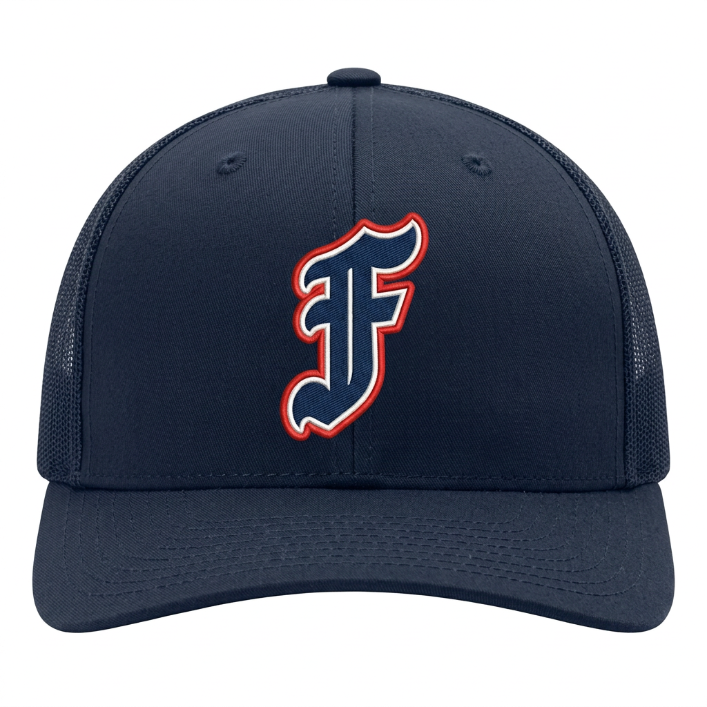 Navy Embroidery