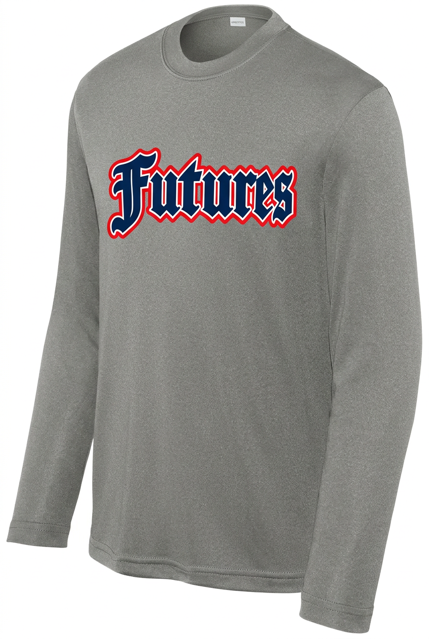 Youth YST350LS Grey Concrete Heather Full
