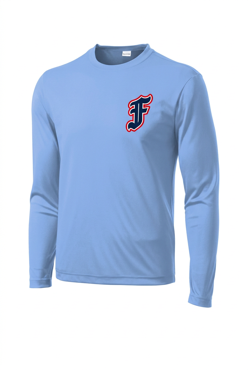 Adult ST350LS Carolina Blue Chest