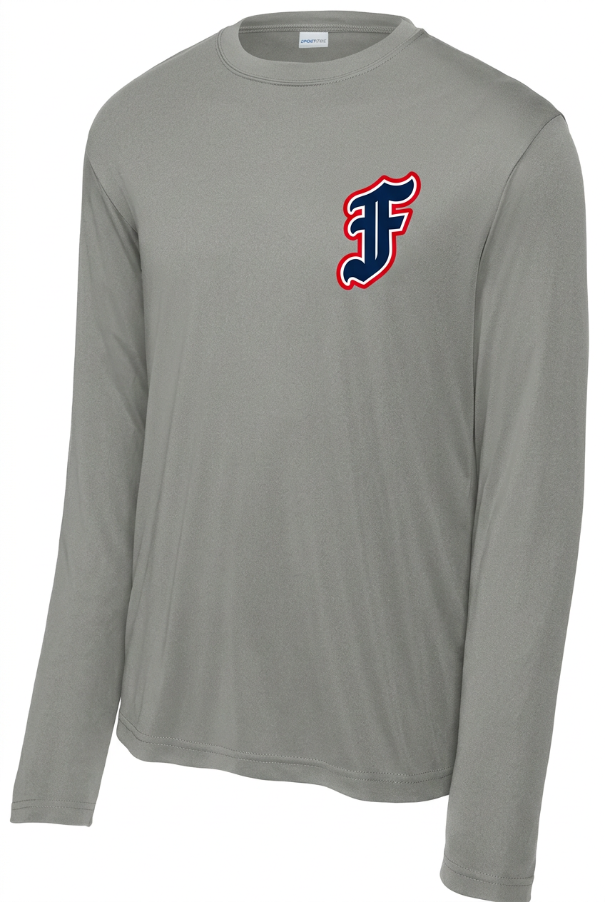 Adult ST350LS Grey Concrete Heather Chest