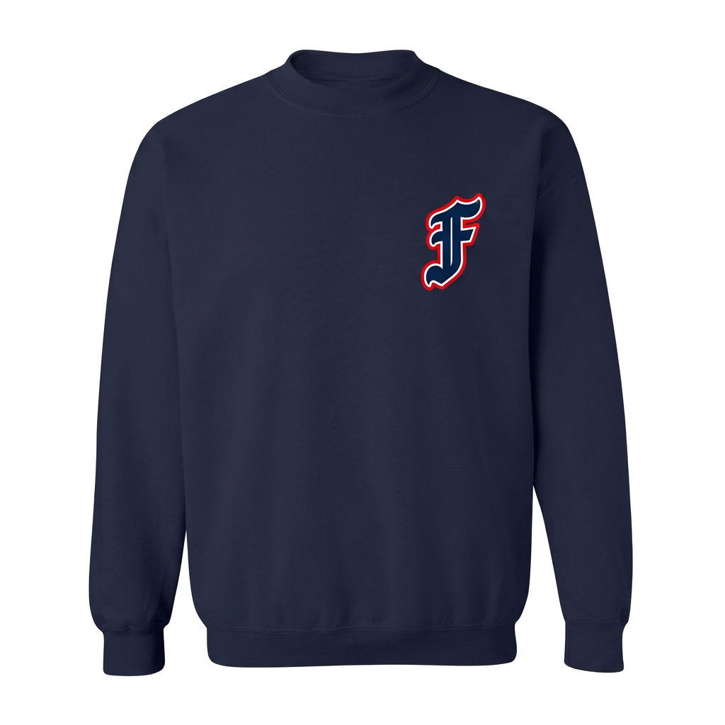 Navy Gildan 18000 small chest F