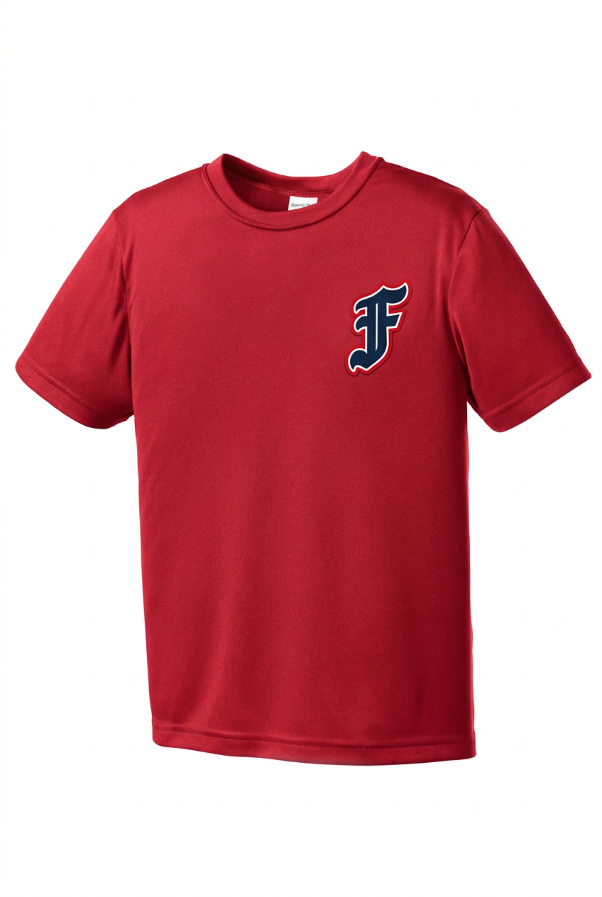 Youth YST350 True Red Chest